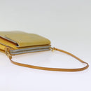 LOUIS VUITTON Monogram Vernis Motto Accessory Pouch Gris M91030 LV Auth 87517-7