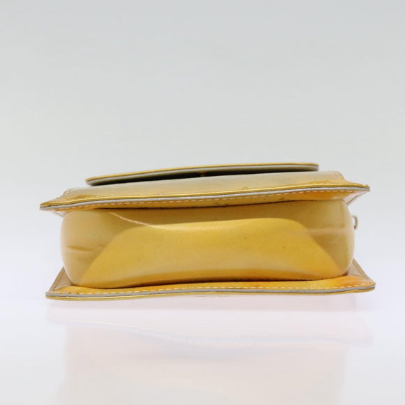 LOUIS VUITTON Monogram Vernis Motto Accessory Pouch Gris M91030 LV Auth 87517