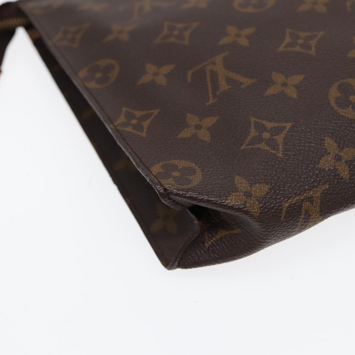 LOUIS VUITTON Monogram Poche Toilette 26 Pouch M47542 LV Auth 87539