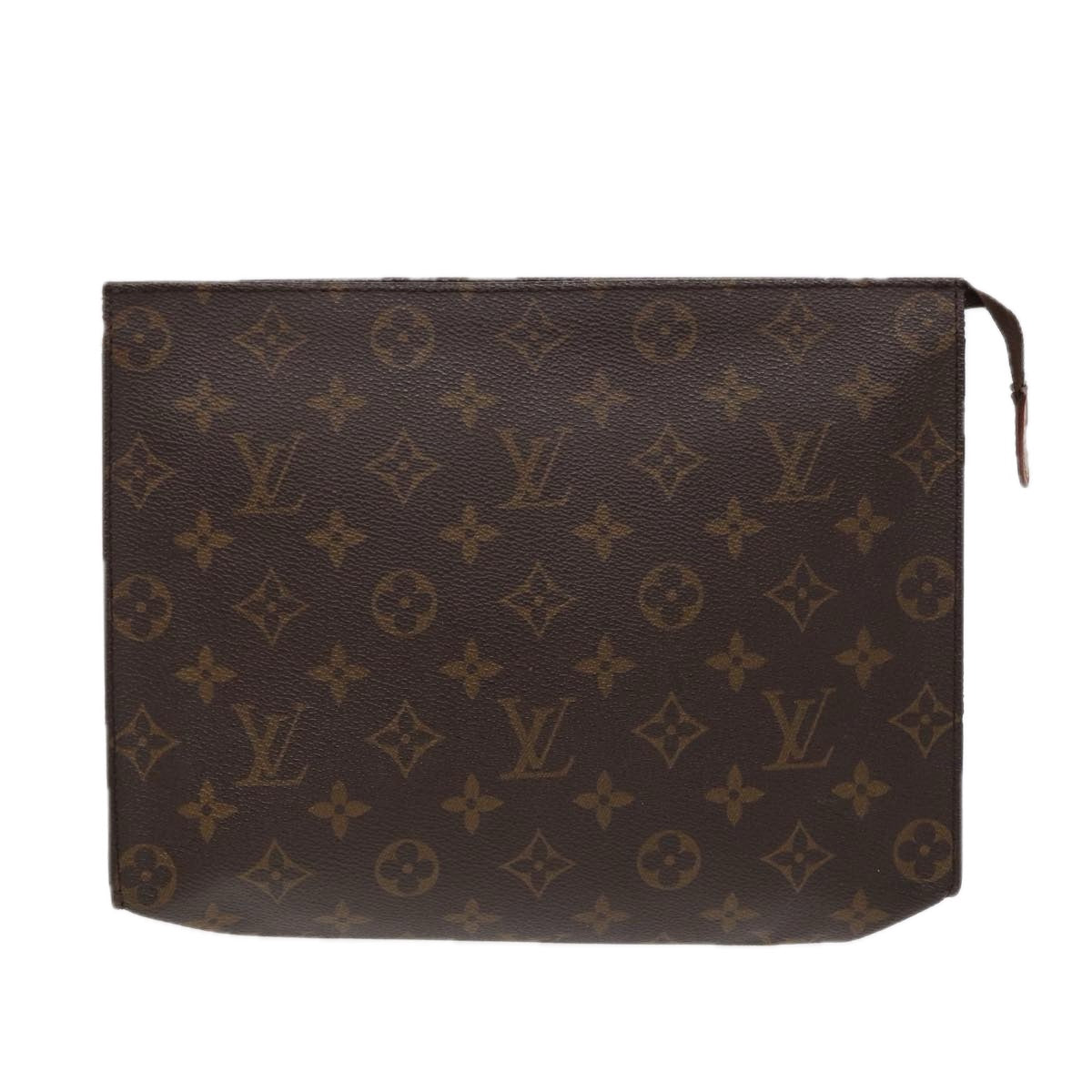 LOUIS VUITTON Monogram Poche Toilette 26 Pouch M47542 LV Auth 87539