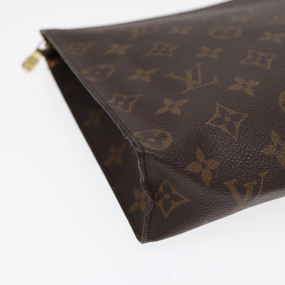 LOUIS VUITTON Monogram Poche Toilette 26 Pouch M47542 LV Auth 87539