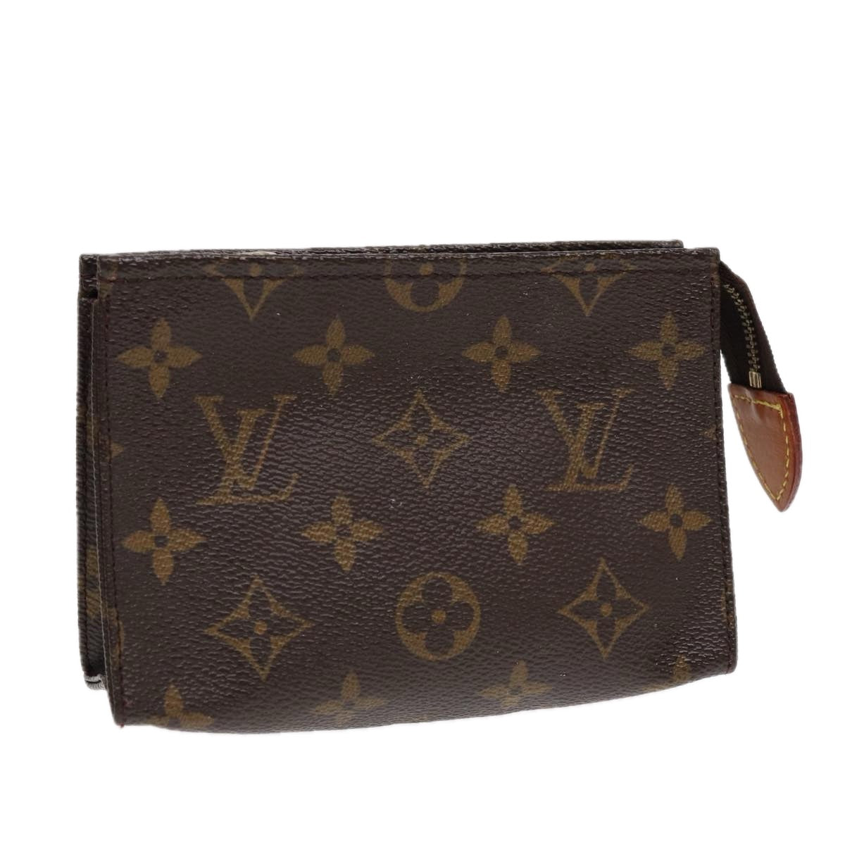 LOUIS VUITTON Monogram Poche Toilette 15 Pouch M47546 LV Auth 87540