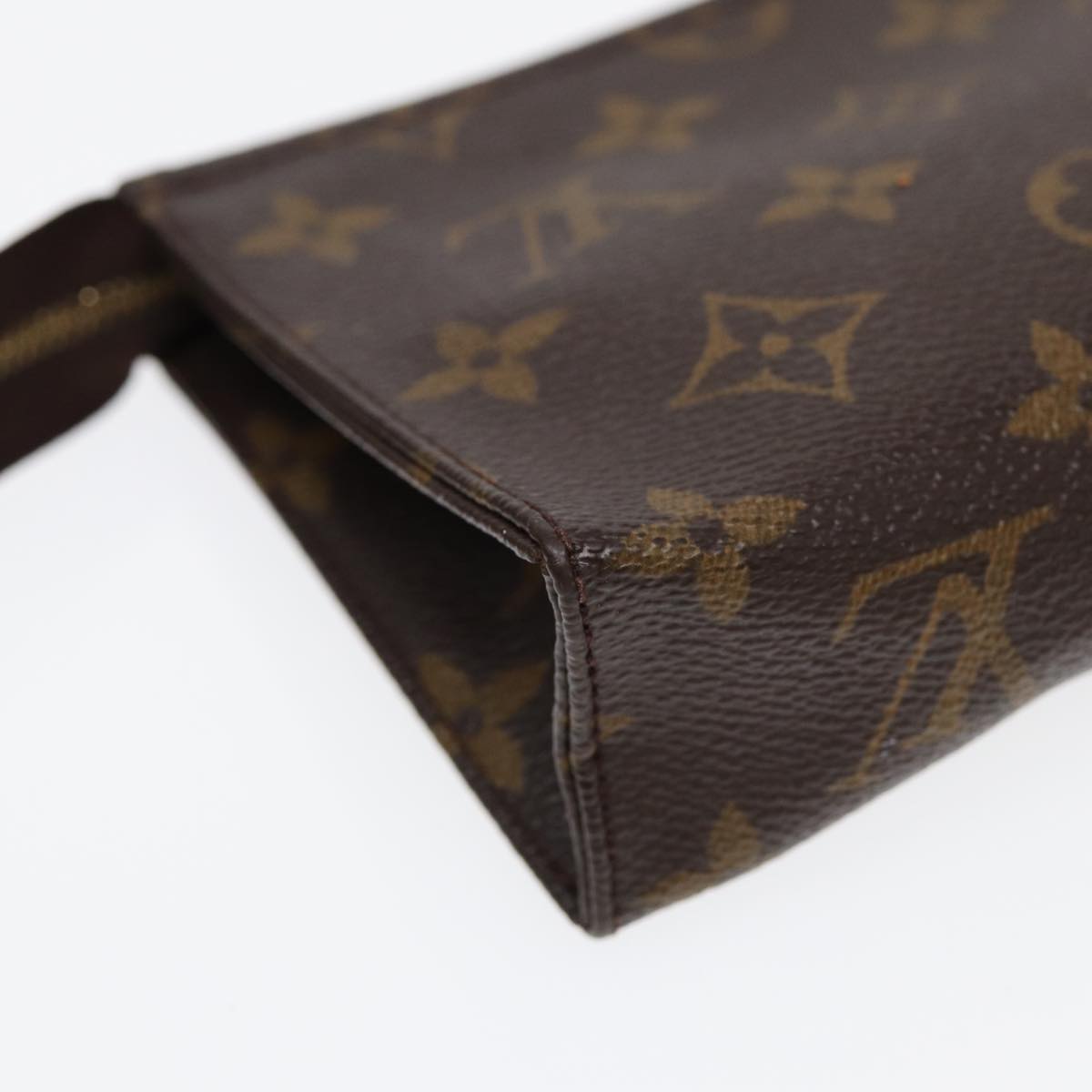 LOUIS VUITTON Monogram Poche Toilette 15 Pouch M47546 LV Auth 87540