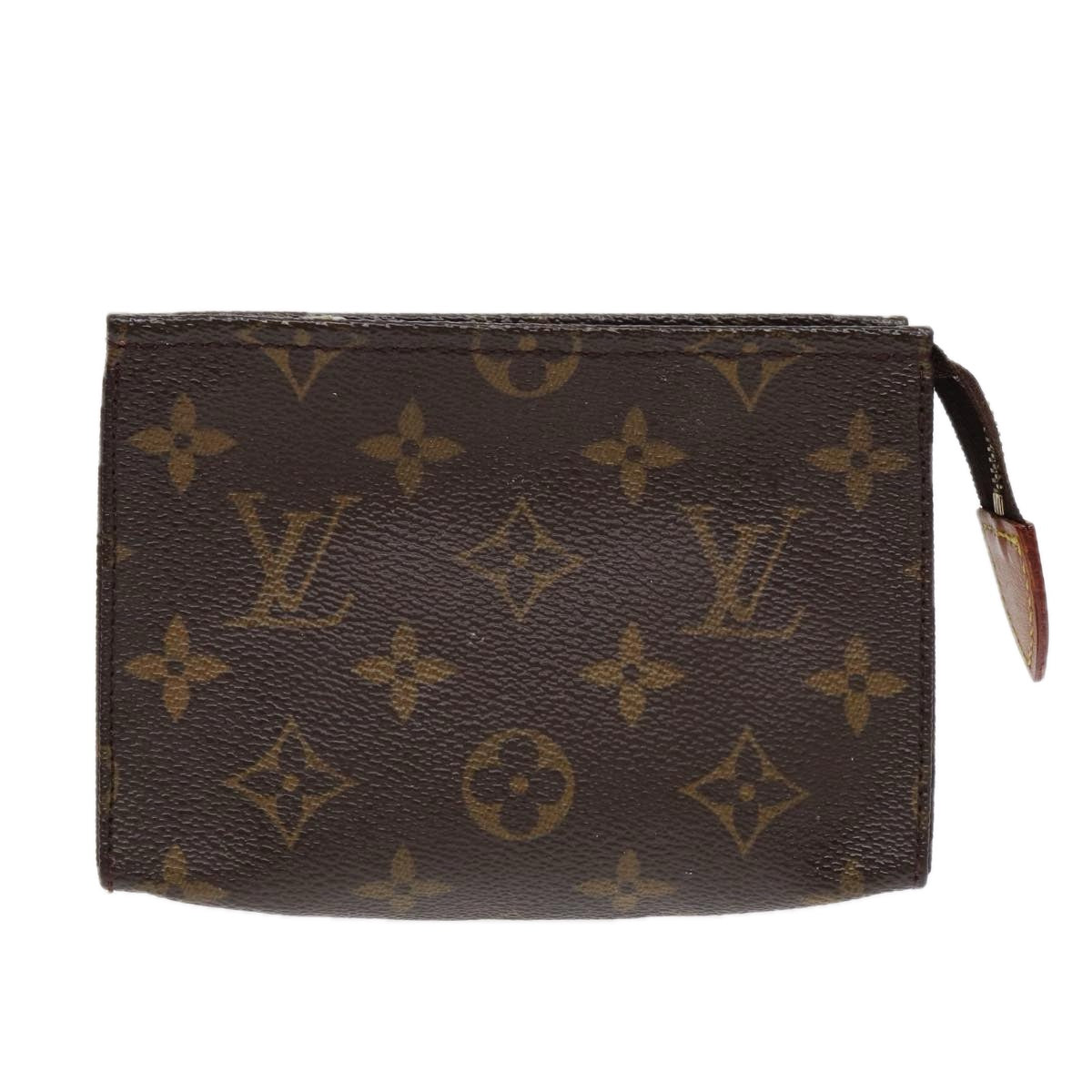 LOUIS VUITTON Monogram Poche Toilette 15 Pouch M47546 LV Auth 87540