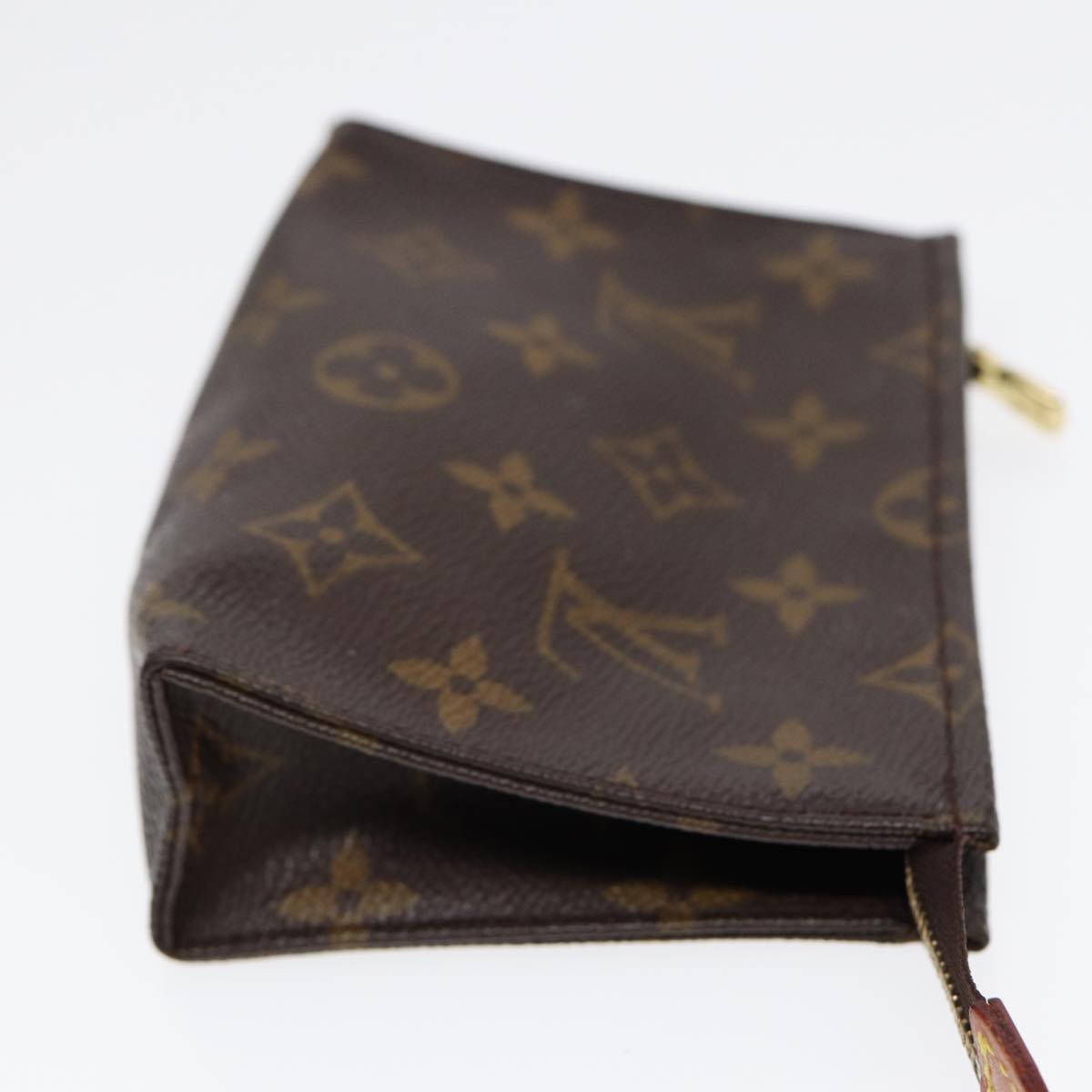 LOUIS VUITTON Monogram Poche Toilette 15 Pouch M47546 LV Auth 87540