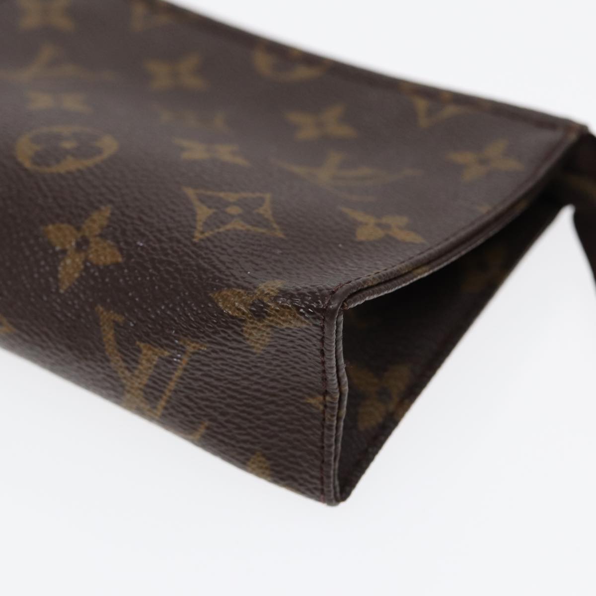 LOUIS VUITTON Monogram Poche Toilette 15 Pouch M47546 LV Auth 87540