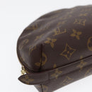 LOUIS VUITTON Monogram Trousse Demi Ronde Kosmetiktäschchen M47520 LV Auth 87547-16