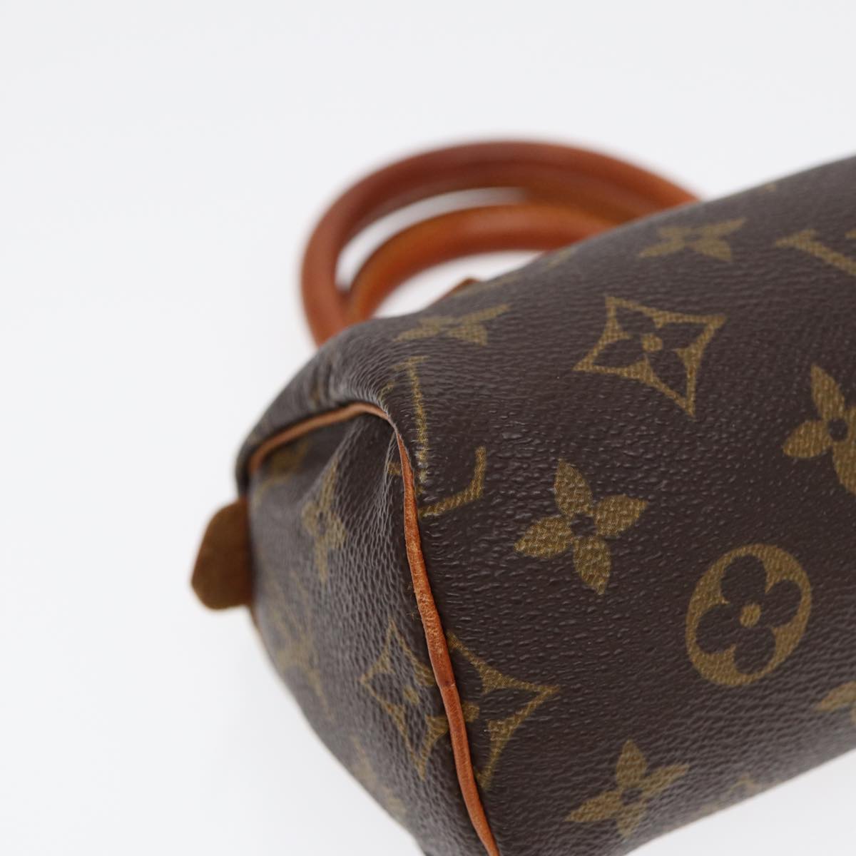 LOUIS VUITTON Monogram Mini Speedy Hand Bag M41534 LV Auth 87550