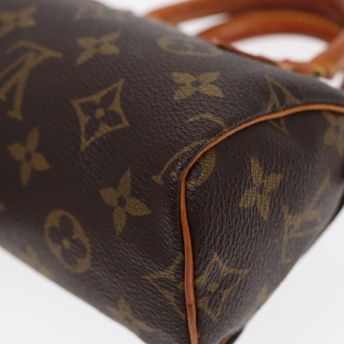 LOUIS VUITTON Monogram Mini Speedy Hand Bag M41534 LV Auth 87550