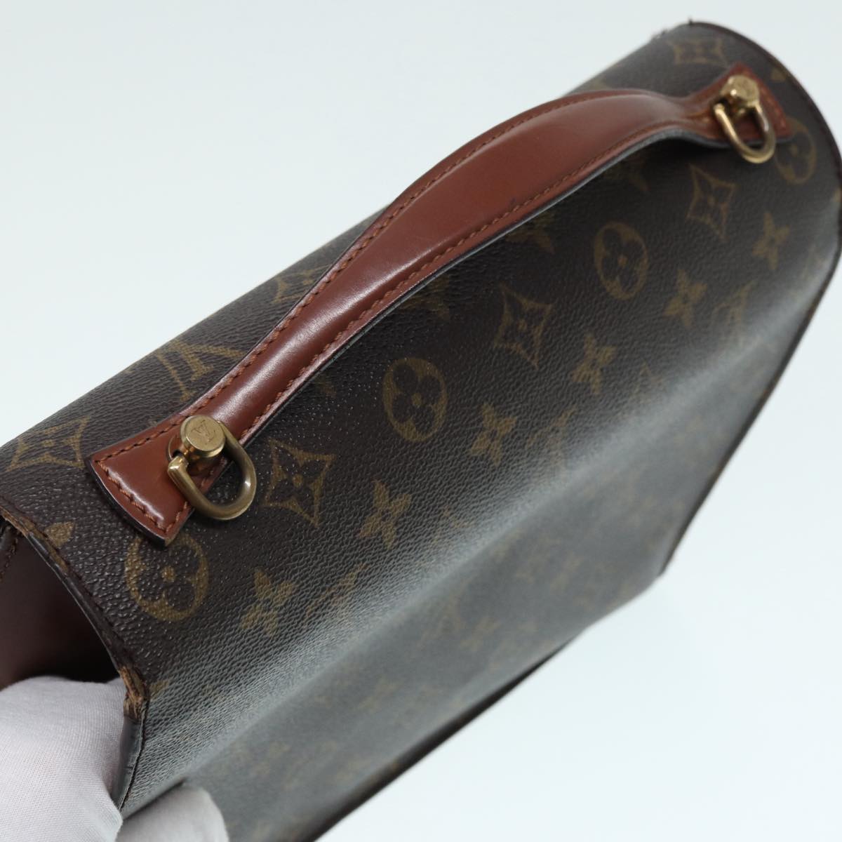 LOUIS VUITTON Monogram Monceau 28 Hand Bag 2way M51185 LV Auth 87562