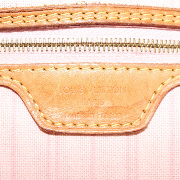 LOUIS VUITTON Damier Azur Neverfull MM Tote Bag N41605 LV Auth 87566