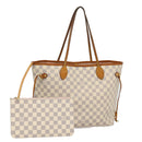 LOUIS VUITTON Damier Azur Neverfull MM Tote Bag N41605 LV Auth 87566-1