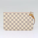 LOUIS VUITTON Damier Azur Neverfull MM Tote Bag N41605 LV Auth 87566-25