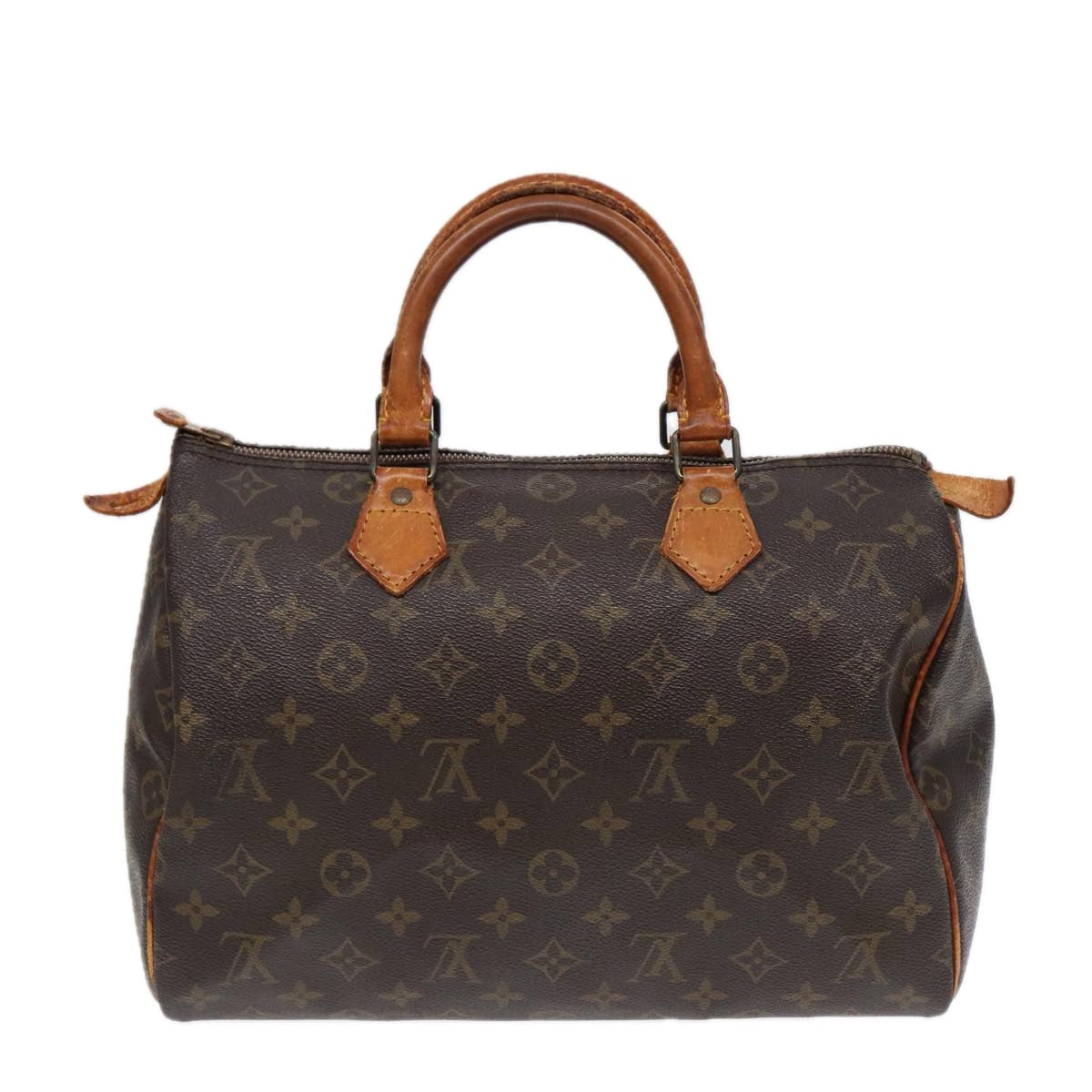 LOUIS VUITTON Monogram Speedy 30 Hand Bag M41526 LV Auth 87576