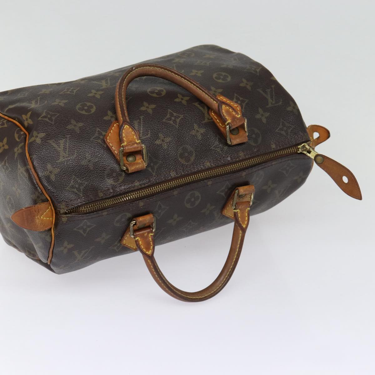 LOUIS VUITTON Monogram Speedy 30 Hand Bag M41526 LV Auth 87577