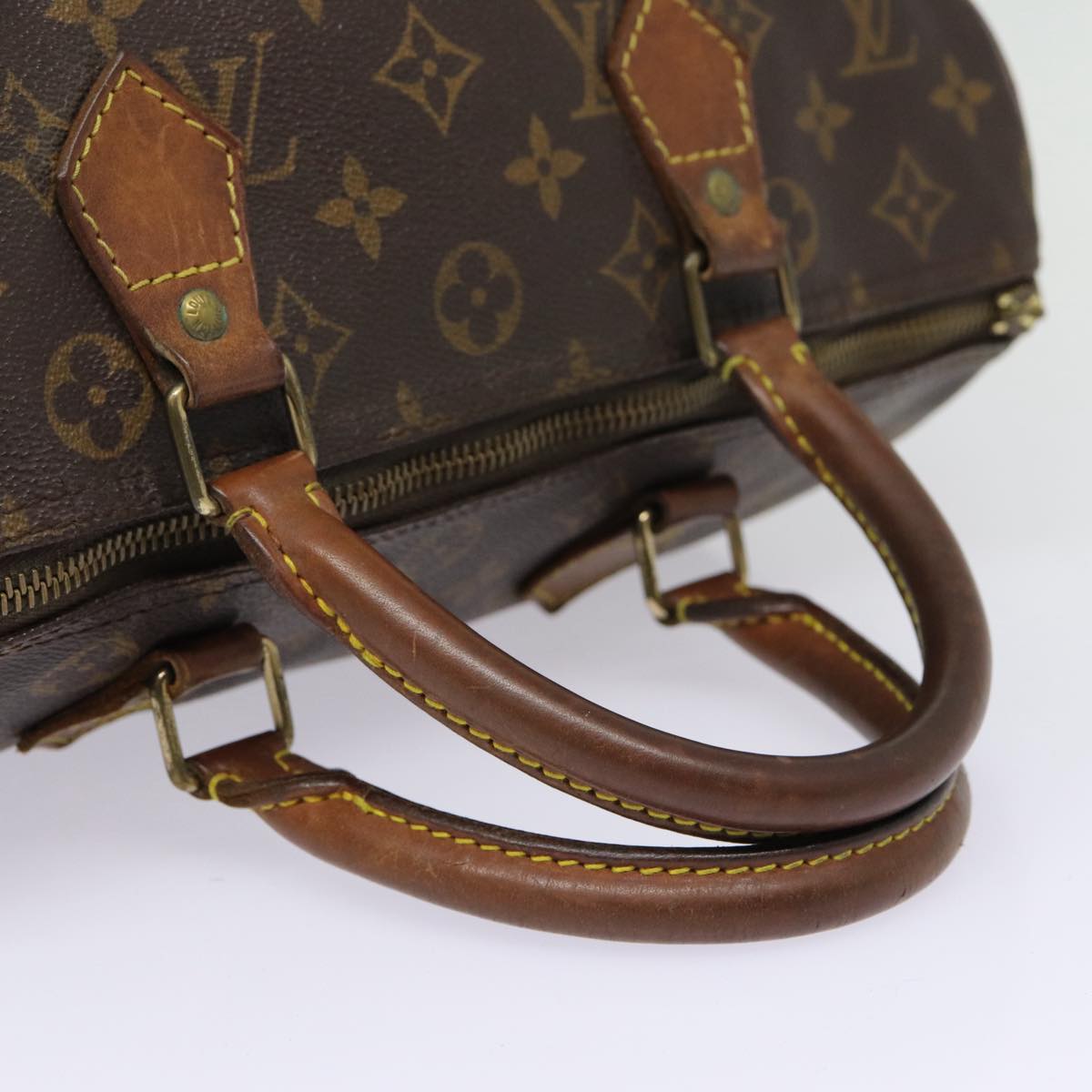 LOUIS VUITTON Monogram Speedy 30 Hand Bag M41526 LV Auth 87578