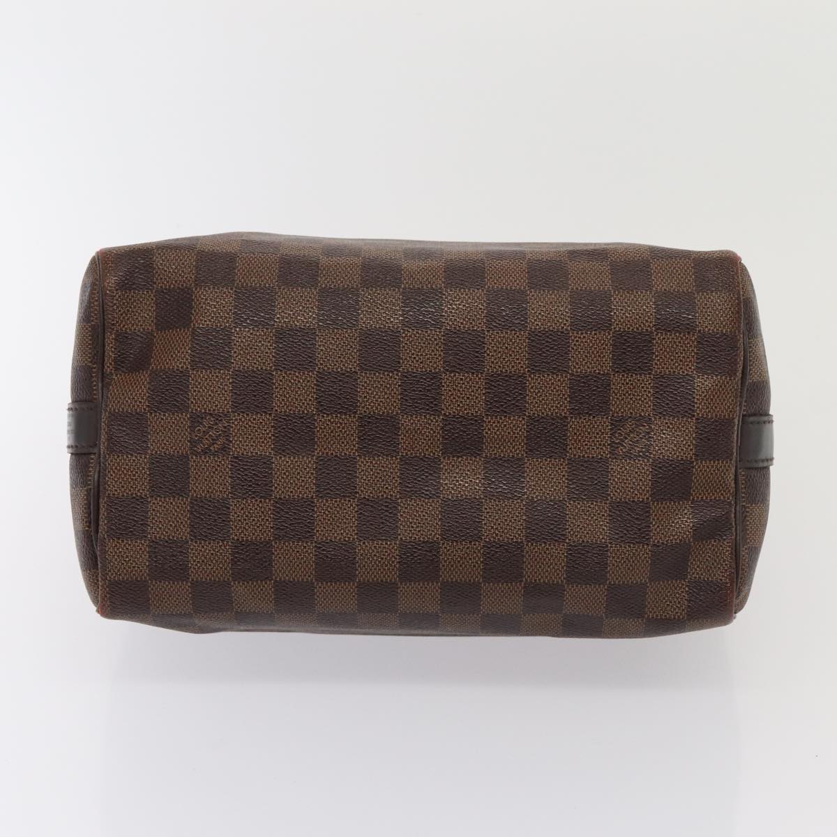 LOUIS VUITTON Damier Ebene Speedy Bandouliere 25 Hand Bag N41368 LV Auth 87581