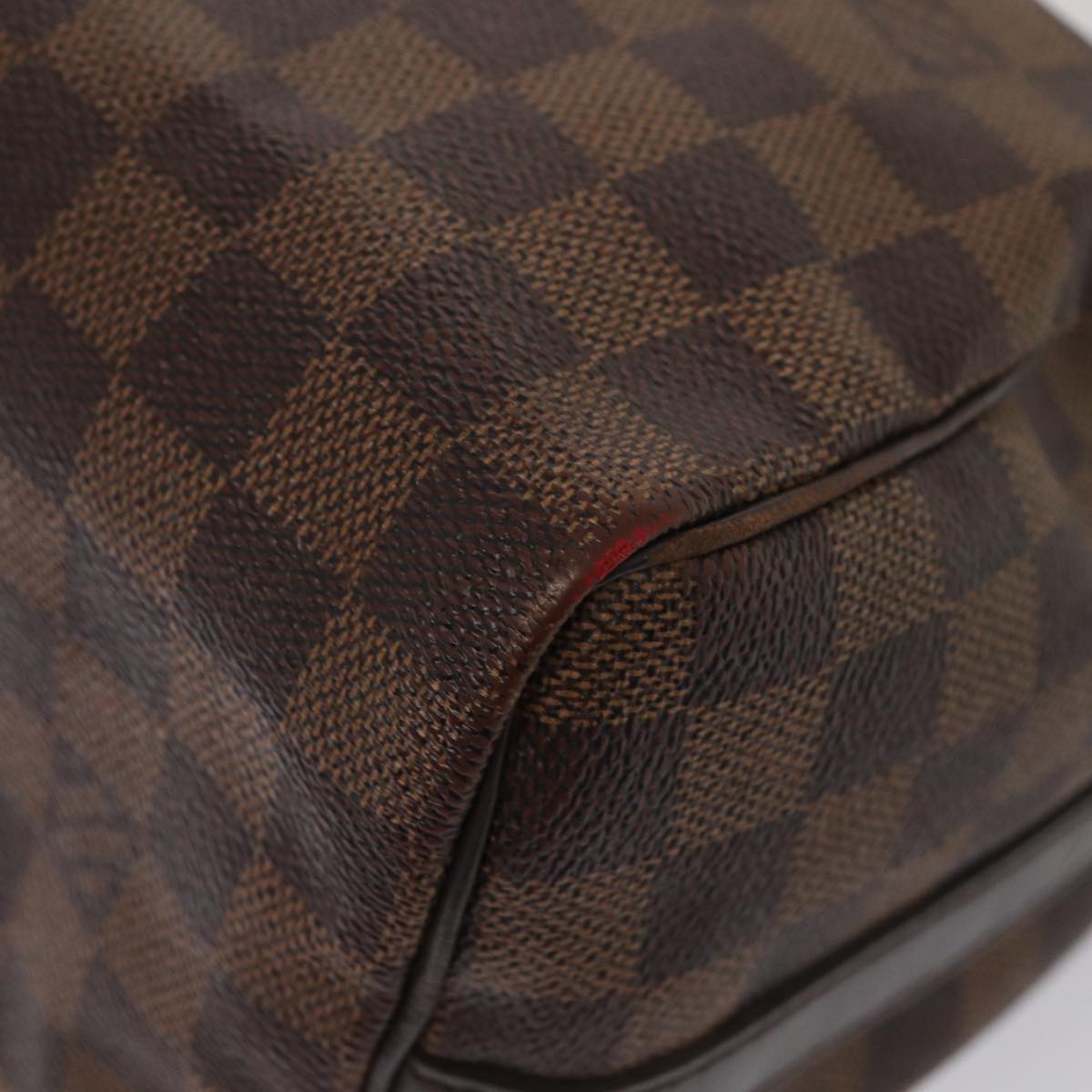 LOUIS VUITTON Damier Ebene Speedy Bandouliere 25 Hand Bag N41368 LV Auth 87581