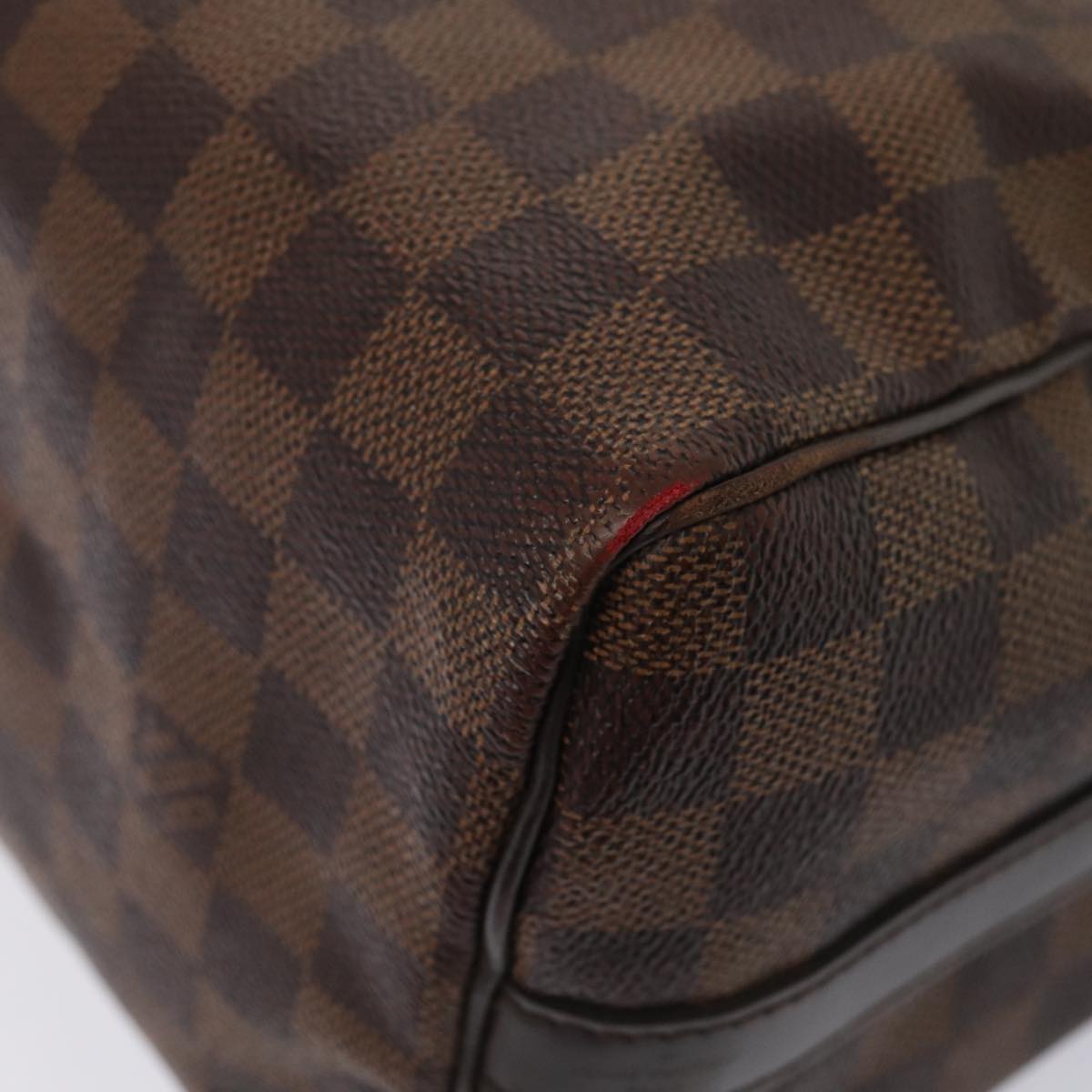 LOUIS VUITTON Damier Ebene Speedy Bandouliere 25 Hand Bag N41368 LV Auth 87581