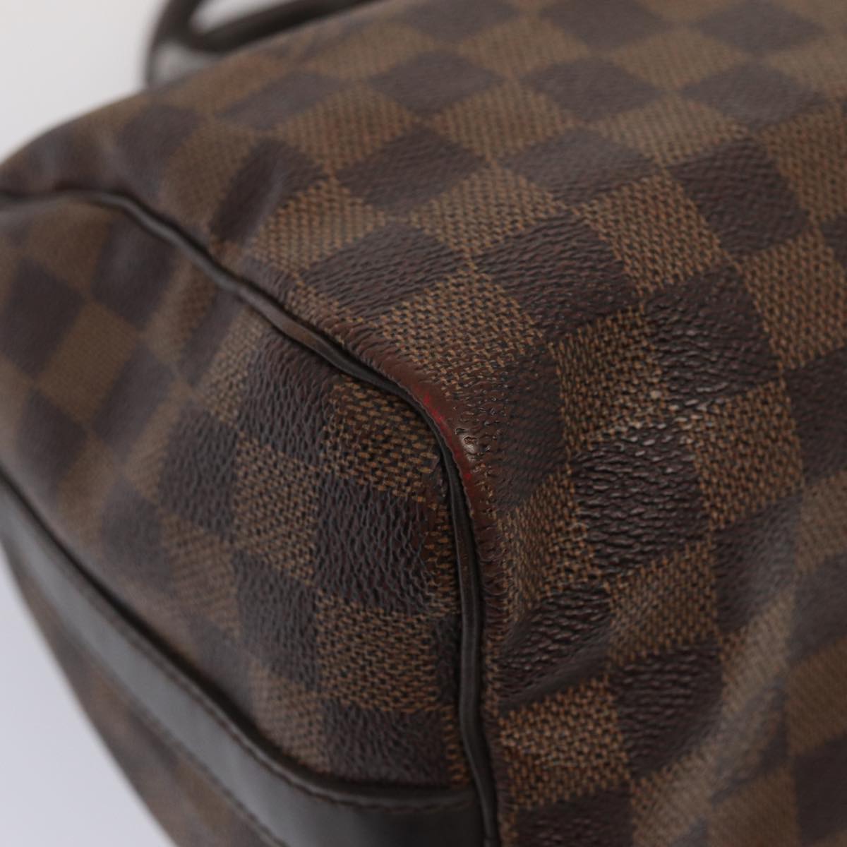 LOUIS VUITTON Damier Ebene Speedy Bandouliere 25 Hand Bag N41368 LV Auth 87581