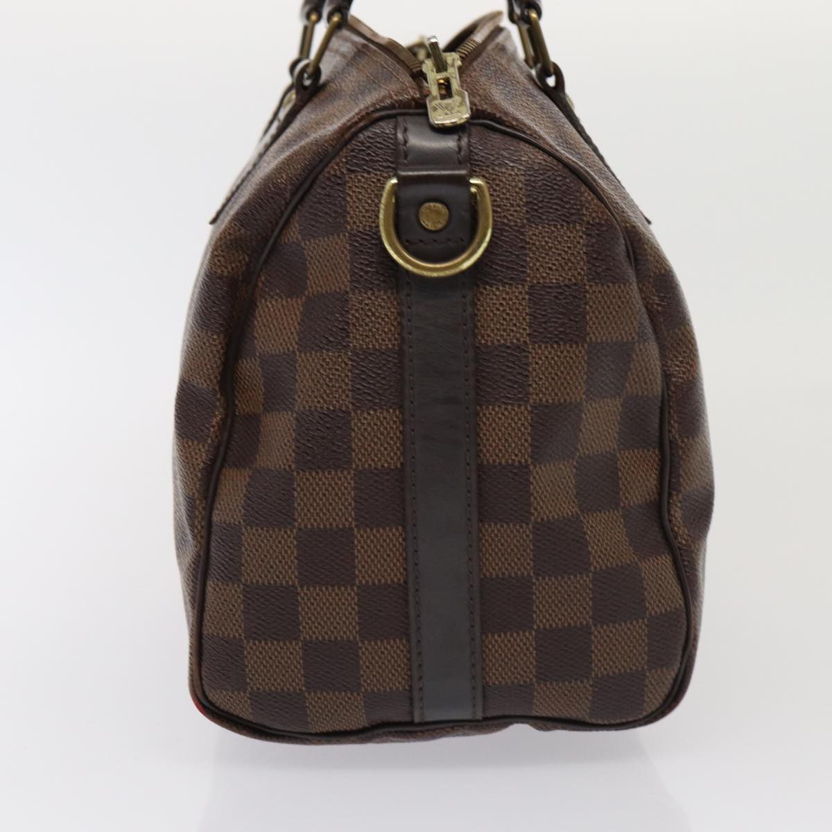 LOUIS VUITTON Damier Ebene Speedy Bandouliere 25 Hand Bag N41368 LV Auth 87581