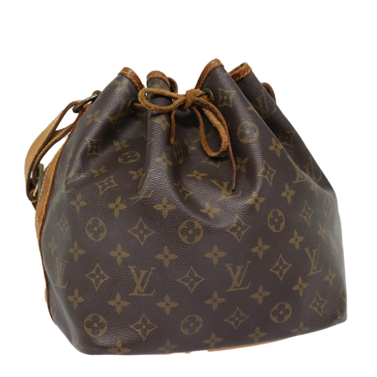 LOUIS VUITTON Monogram Petit Noe Shoulder Bag M42226 LV Auth 87582