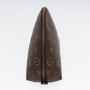 LOUIS VUITTON Monogram Trousse Demi Ronde Kosmetiktasche M47520 LV Auth 87600-4