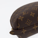LOUIS VUITTON Monogram Trousse Demi Ronde Cosmetic Pouch M47520 LV Auth 87600-14
