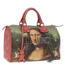 LOUIS VUITTON Masters Collection Mona Lisa Speedy 30 Bag M43372 LV Auth 87609SAM-1