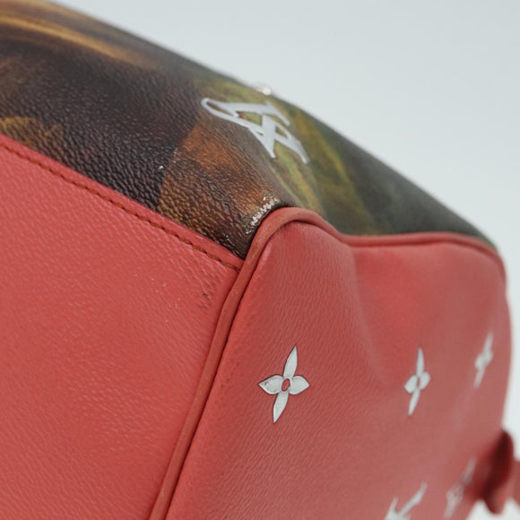 LOUIS VUITTON Masters Collectie Mona Lisa Speedy 30 Tas M43372 LV Auth 87609SAM