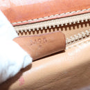 CELINE Macadam Canvas Handtas PVC Leer Beige Auth 87640-12