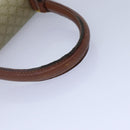 CELINE Macadam Canvas Hand Bag PVC Leather Beige Auth 87640-7