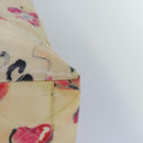 CHANEL Lip Tote Bag Enamel White Red CC Auth 87655A-11