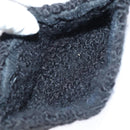 Salvatore Ferragamo Gancini Hand Bag Mouton 2way Black Auth 87661-23