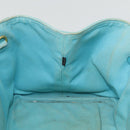 PRADA Canapa GM Hand Bag Canvas 2way Light Blue Auth 87668-19