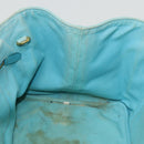 PRADA Canapa GM Hand Bag Canvas 2way Light Blue Auth 87668-20