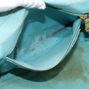 PRADA Canapa GM Hand Bag Canvas 2way Light Blue Auth 87668-22