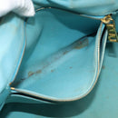 PRADA Canapa GM Hand Bag Canvas 2way Light Blue Auth 87668-24