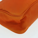 PRADA Hand Bag Nylon Orange Auth 87671-16