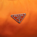 PRADA Hand Bag Nylon Orange Auth 87671-18