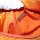 PRADA Hand Bag Nylon Orange Auth 87671-10