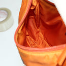 PRADA Hand Bag Nylon Orange Auth 87671-20