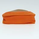 PRADA Hand Bag Nylon Orange Auth 87671-5