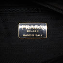 PRADA Hand Bag Nylon Black Auth 87678-18