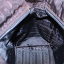 PRADA Hand Bag Nylon Black Auth 87678-20