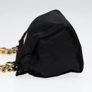 PRADA Hand Bag Nylon Black Auth 87678-3