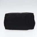 PRADA Hand Bag Nylon Black Auth 87678-5