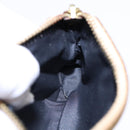 Salvatore Ferragamo Gancini Coin Purse Leather Gold Auth 87699-17