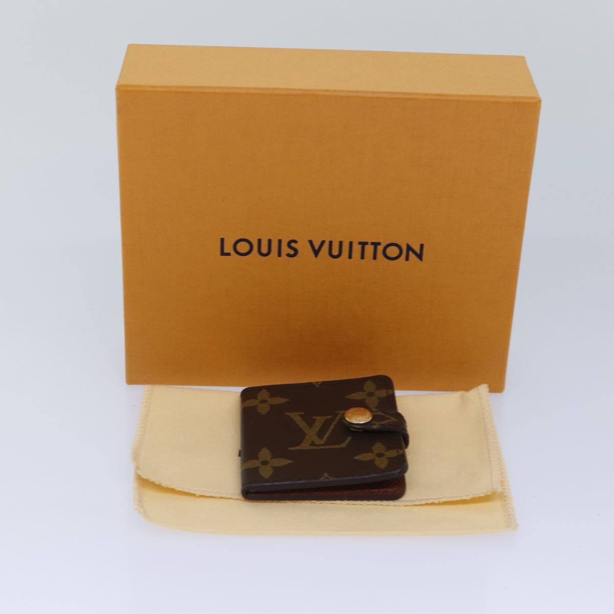 LOUIS VUITTON Monogram Porte Photo 2 Volle Photo Frame M58011 LV Auth 87724