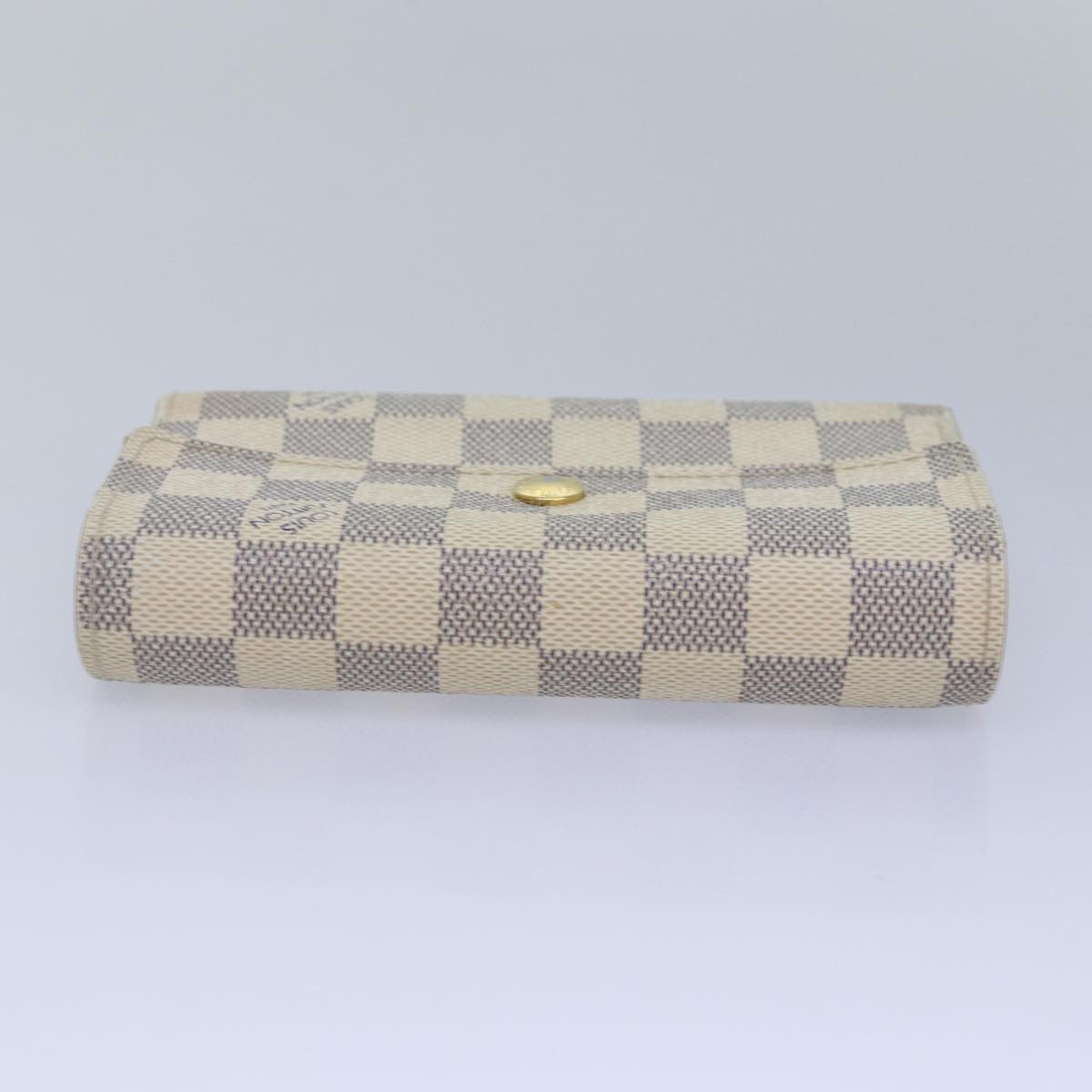 LOUIS VUITTON Damier Azur Portefeuille Alexandra Wallet N63068 LV Auth 87727